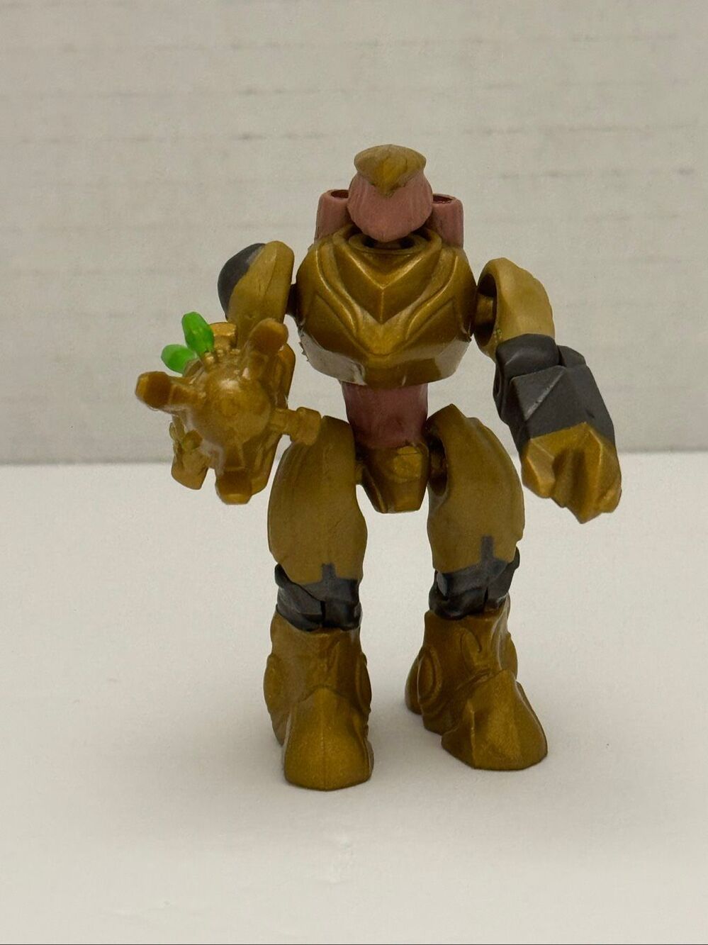 Halo Mega Bloks Gold Covenant Hunter Mini Figure No Spikes